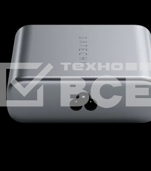 Сетевое зарядное устройство (адаптер питания) Satechi 200W USB-C 6-Port GaN Charger, 6xUSB Type-C (PD), до 200Вт, Серый ST-C200GM-EU