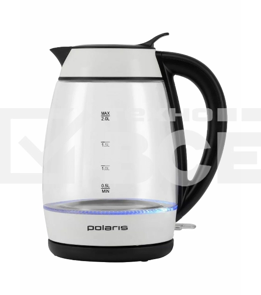 Чайник электрический Polaris PWK-2092СGL белый