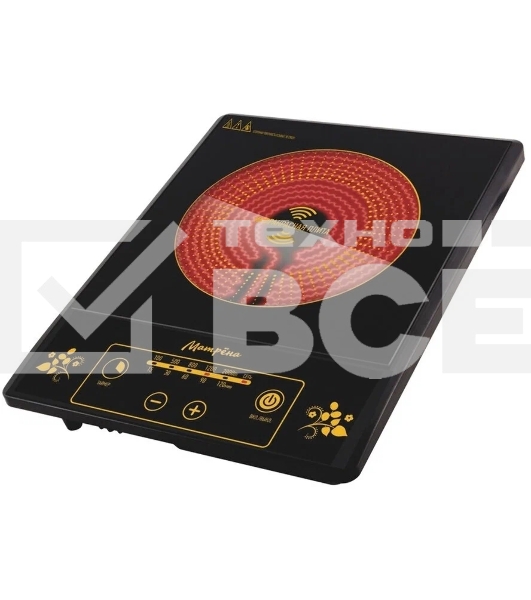 Плита настольная Матрена МА-044, 1 конф. черная, 2кВт/220-240 (006295)