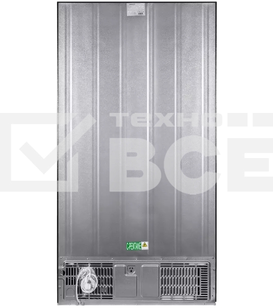 Холодильник Maunfeld MFF177NFB Slim Inverter черный двухкамерный 352/198л морозилка слева, No Frost, Side by Side