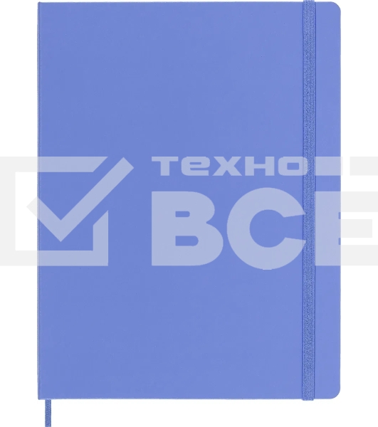 Блокнот Moleskine CLASSIC QP092B42 XLarge 190х250мм, 192 страниц, нелинованный, твердая обложка, голубая гортензия