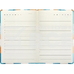 Ежедневник Deli COLORING CN148 A5 обложка картон 136 страниц, оранжевый, фото8