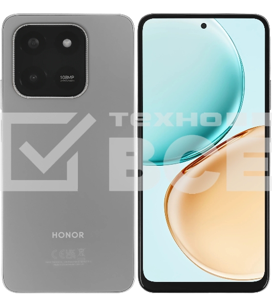 Смартфон Honor X7d 6/128Gb, серый