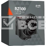 Устройство охлаждения (кулер) PcCooler RZ500 Soc-AM5/AM4/1200/1700/1851 черный 4-pin 32dB Al+Cu 250W Ret (RZ500-BKNWNX-GL), фото2