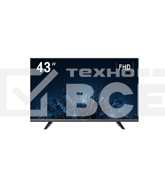 Монитор 43' Hikvision DS-D5043F3-1V0S VA 1920x1080, 60 Гц, 6.5 мс, 16:9, 300 кд/м², VGA, HDMI 1.4, 3.5 Jack, динамики (2x10 Вт), USB 2.0, черный