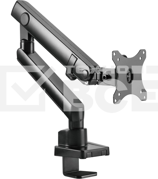 Кронштейн для мониторов Ultramounts UM709 черный 17'-32' макс.8кг крепление к столешнице поворот и наклон
