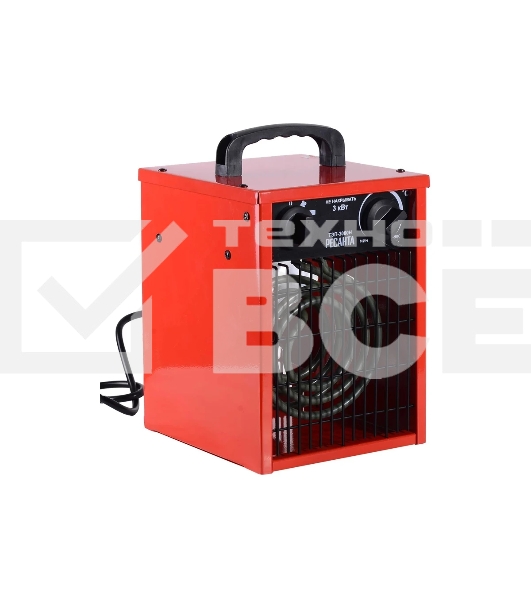 Тепловая электрическая пушка Ресанта ТЭП-3000Н (компактная) 67/1/18