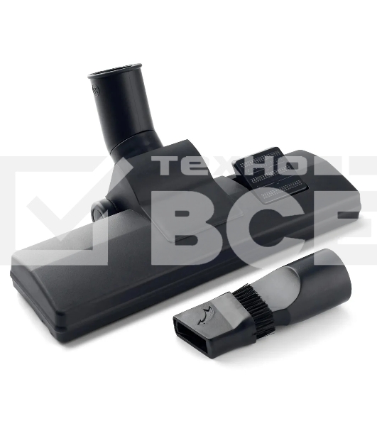 Пылесос Domfy DSC-VC704 черный/красный, 400/2400 Вт, уборка сухая, пылесборник контейнер 3 л