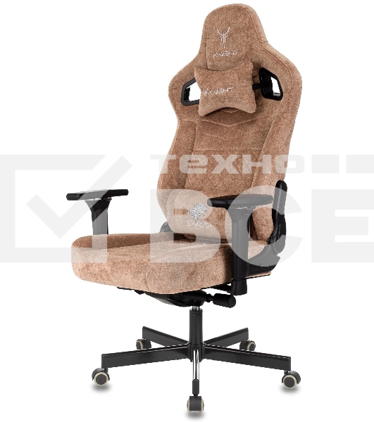 Кресло игровое Knight Hunter светло-коричневый Alfa 731 крестов. металл