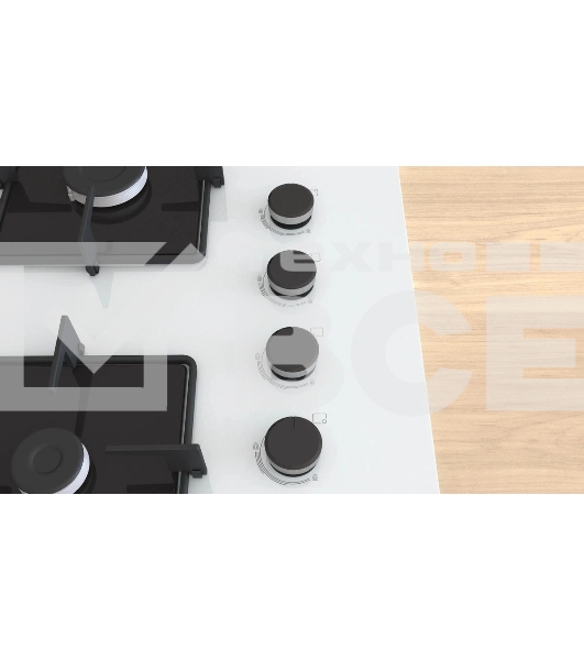 Газовая варочная панель Bosch POP7C2P30O белый