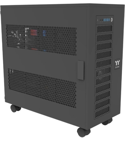 Корпус Thermaltake AX700 Black, Super-Tower, чёрный