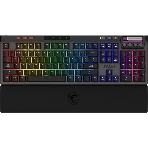 Клавиатура MSI STRIKE Pro W Silent механическая серый/черный USB Multimedia for gamer LED (подставка для запястий) (S11-43RU210-CLA), фото5