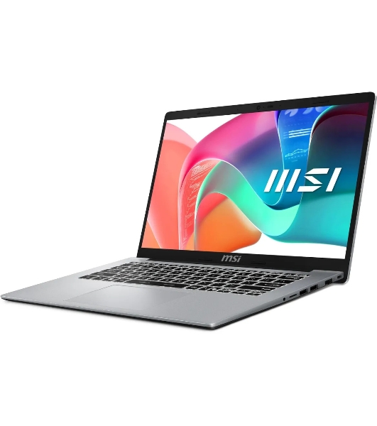 Ноутбук MSI Modern 14 F1MG-815XRU Core 7 150U 16Gb SSD512Gb Intel Graphics 14' IPS FHD (1920x1080) FreeDOS silver WiFi BT Cam (9S7-14S113-815)