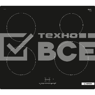 Индукционная варочная поверхность Bosch PUE61RBB6E черный