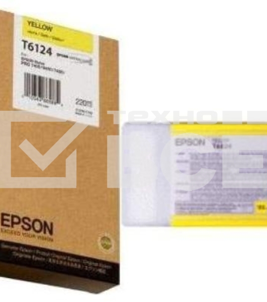 Картридж струйный Epson C13T612400 желтый (220 мл) для Stylus 7400, 7450, 9400, 9450