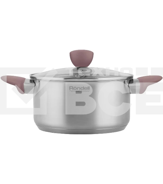 Кастрюля Rondell Bueno RDS-1587 (ST) стальной 1587 Кастрюля с/кр 20 см 2,8 л Bueno Rondell