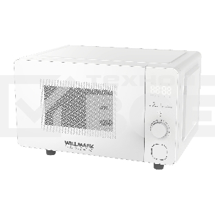 Микроволновая печь Willmark WMO-206SWF, 20л,700Вт,электр.ПУ,авторазмороз,автоочистка, белый