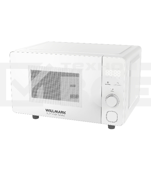 Микроволновая печь Willmark WMO-206SWF, 20л,700Вт,электр.ПУ,авторазмороз,автоочистка, белый