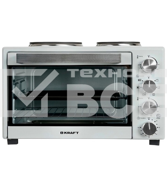 Мини-печь Kraft KFC-MOHP 380 HGR 38 л, 1600 Вт, серый