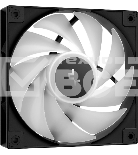 Кулер для процессора DEEPCOOL AG400 BK ARGB V2 черный 120мм алюминий+медь 2100rpm 31.6db 4-pin 220W 154мм