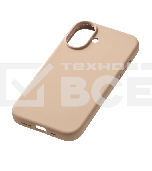 Чехол (клип-кейс) uBear для Apple iPhone 16 Touch with MagSafe темно-бежевый (CS403LT61TH-I24M)