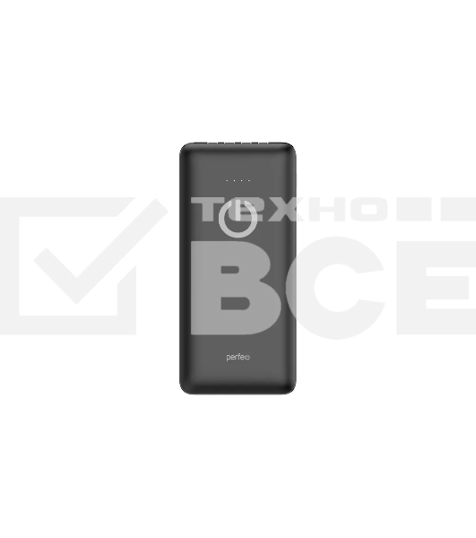 Портативный аккумулятор Powerbank Perfeo ABSOLUTE 10000mah In Micro usb,USB /Out USB,Micro usb,Type-C,Lightning, 2.1А/ Black (PF_B4878)