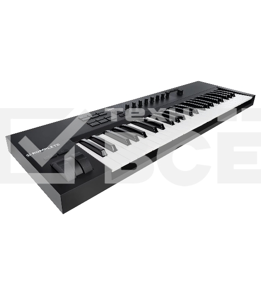 Клавиатура MIDI [25237] Native Instruments [KOMPLETE KONTROL A49] 49 клавиш, полувзвешенная, 8 ручек управления, колеса высоты тона и модуляции, 4-позиционный энкодер, OLED-дисплей, TRS-вход для педали, USB-порт