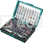 Набор KRAFTOOL: Биты 'C-Drive 71' многофункциональные, CR-MO, адаптеры в ударопрочном компактном боксе, цветная маркировка типов шлицов. 71 предмет, фото 1