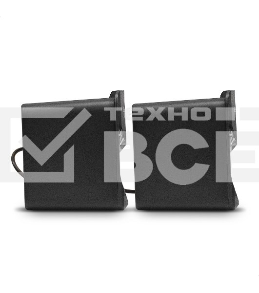 Акустическая система 2.0 ExeGate EX289685RUS Accord 200 (питание USB, 2х3Вт (6Вт RMS), 60-20000Гц, черный, синяя подсветка)