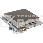 Механизм розетки 1-м СП AtlasDesign 16А IP20 с заземл. защ. шторки с крышкой шампань, фото4