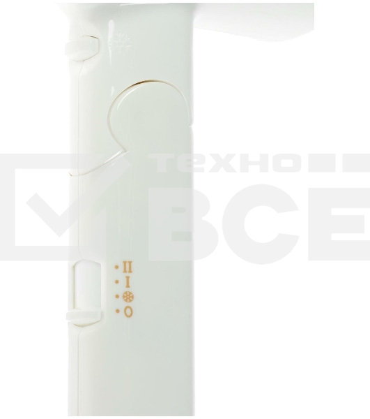 Фен SAKURA SA-4043W белый, 2000 Вт, компактный