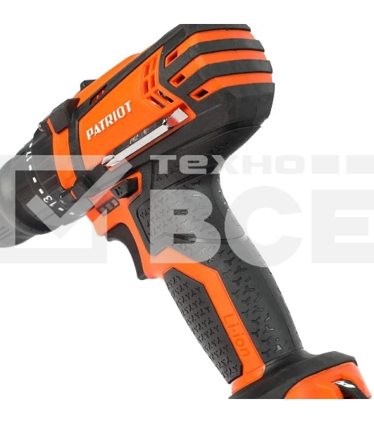Дрель-шуруповерт аккумуляторная Patriot BR 203UES, Аккумуляторная, 20В, 2 АКБ, Кейс