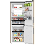 Холодильник Haier C4F744CGGU1 золотистый двухкамерный 303/136л морозилка снизу, No Frost, фото2