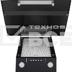 Вытяжка каминная Maunfeld Bridge 60 нержавеющая сталь/черное стекло, 60 см, 850 куб. м/ч, 51 дБ, фото7