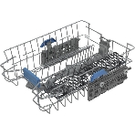 Посудомоечная машина Beko BDFS26130XQ, нержавеющая сталь, 44.8 см, 11 компл., 46 дБ, класс A, фото6