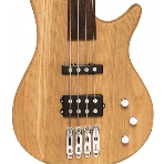 Бас-гитара STAGG SBF-40 FL NAT 4-х струнная форма Fusion, безладовая, корпус массив ясеня, гриф твердый клен, накладка грифа палисандр, мензура 867 мм, колки литые, звукосниматели 1xJB, 1xMM, регуляторы 2x громкости, 1x тона, цвет натуральный, фото3