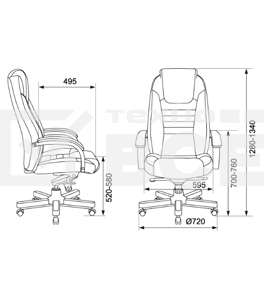 Кресло руководителя Бюрократ T-9923WALNUT/IVORY слоновая кость кожа крестовина дерево