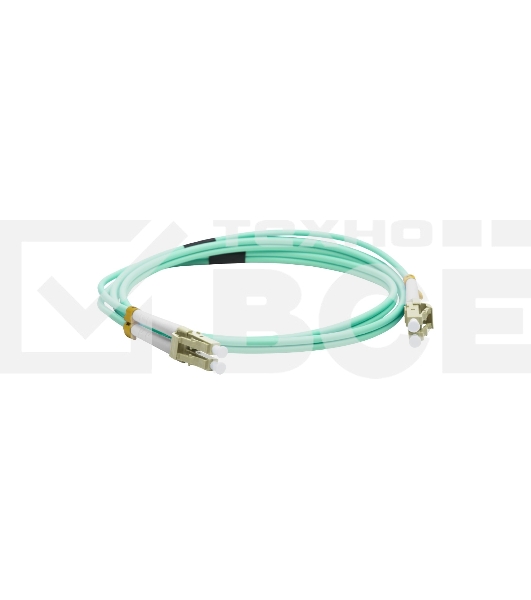 Кабель Патч-корд Lanmaster LAN-2LC-2LC/OM3-3.0 2x50/125 OM3 LC дуплекс-LC дуплекс 3м LSZH голубой