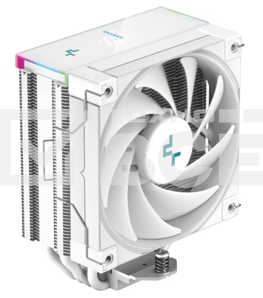 Кулер для процессора DEEPCOOL AG400 DIGITAL WH белый, 120 мм, алюминий/медь, 2100 об/мин, 31.6 дБ, 4 pin, 220 Вт, 152.7 мм