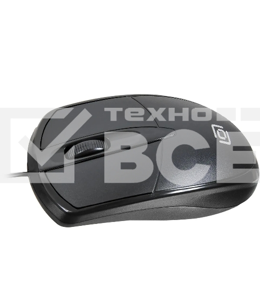 Мышь Oklick 125M черный оптическая (1200dpi) USB (2but)