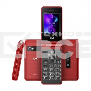 Мобильный телефон BQ 2411 Shell красный MTK 6261 D