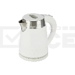 Чайник электрический HOMESTAR HS-1021, 1500Вт 1,7л, нержавейка+пластик, белый, двойной корпус, фото2