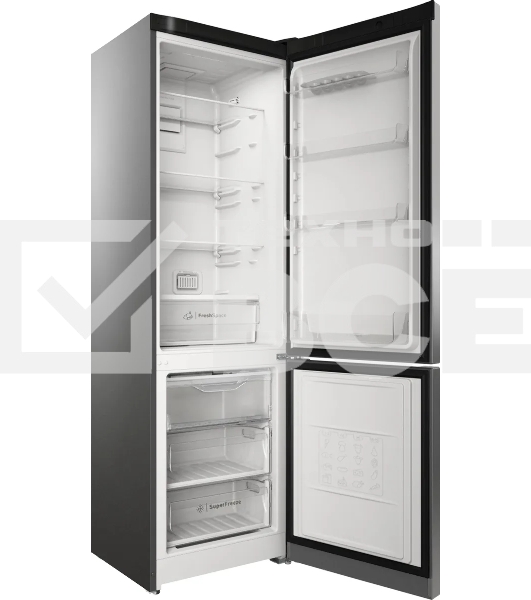 Холодильник Indesit ITS 5200 NG темно-серый двухкамерный 247/78л морозилка снизу, No Frost