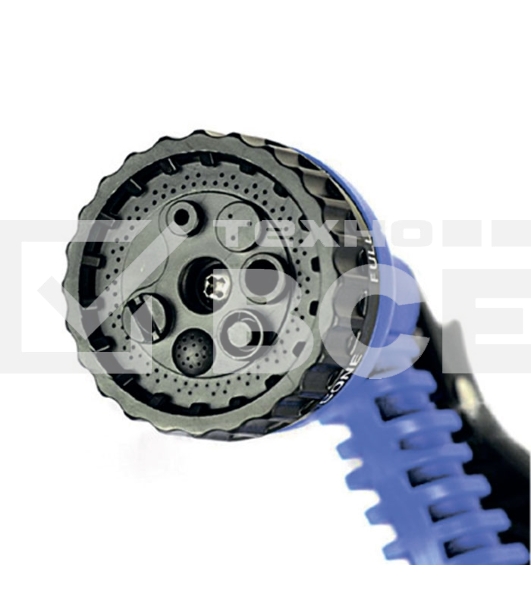 Шланг поливочный DELTA Зеленый луг синий от 7.5 до 22.5 метров ЗЛ-34/225 (30)