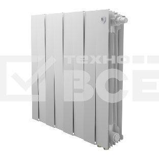 Радиатор биметаллический Royal Thermo PianoForte 500 белый VR80 - 8 секц.