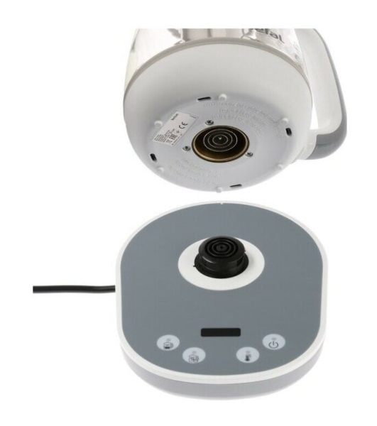 Чайник электрический Tefal BJ551B10 1.5 л, 1430 Вт, белый/серый