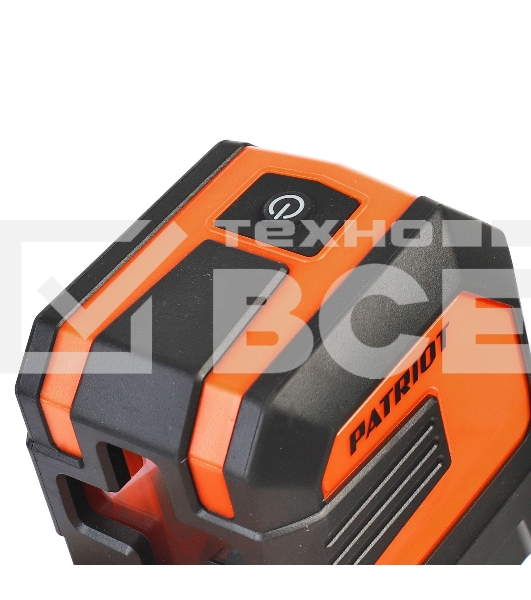 Нивелир лазерный PATRIOT LL 105, дальность без приемника 15м., 1/4 дюйма, красный, Длина волный 650Нм