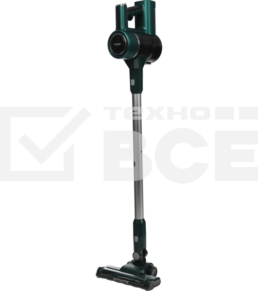 Пылесос вертикальный Haier HVC400HE зеленый, питание от аккумулятора, 400 Вт, уборка сухая, пылесборник 0.8 л