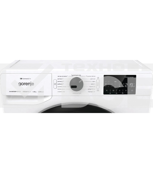 Стиральная машина Gorenje WPNEI82SBSWIFI/C белая, загрузка фронтальная 8кг, 1200 об/мин., класс: A+++