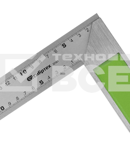 Угольник Сибртех, 300 мм, металлический